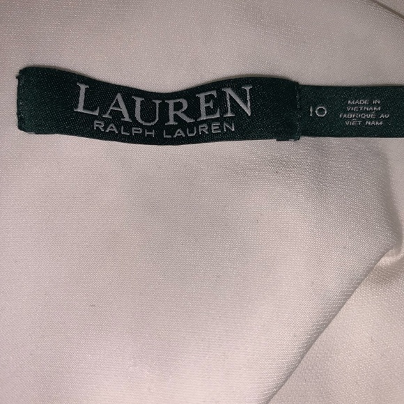 Brilliant white dress by Ralph Lauren size 10 - Picture 5 of 6